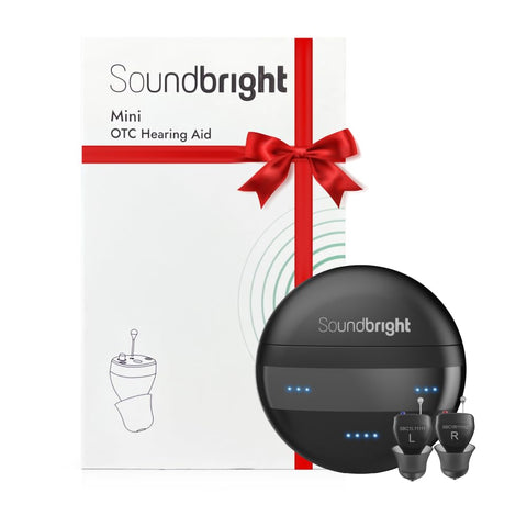 Soundbright Mini 16 Channel CIC - Nearly Invisible Rechargeable  With 3 Noise Cancelling Program