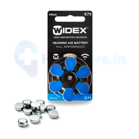 Widex Hearing Aid Battery- Size 675
