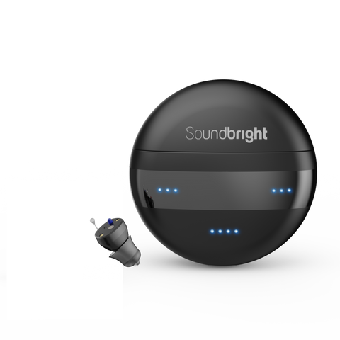 Soundbright Mini 16 Channel CIC - Nearly Invisible Rechargeable  With 3 Noise Cancelling Program