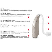 Signia Fun P Behind-The-Ear (BTE) Hearing Aid