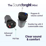 Soundbright Mini 16 Channel ITC - Nearly Invisible Rechargeable Hearin ...